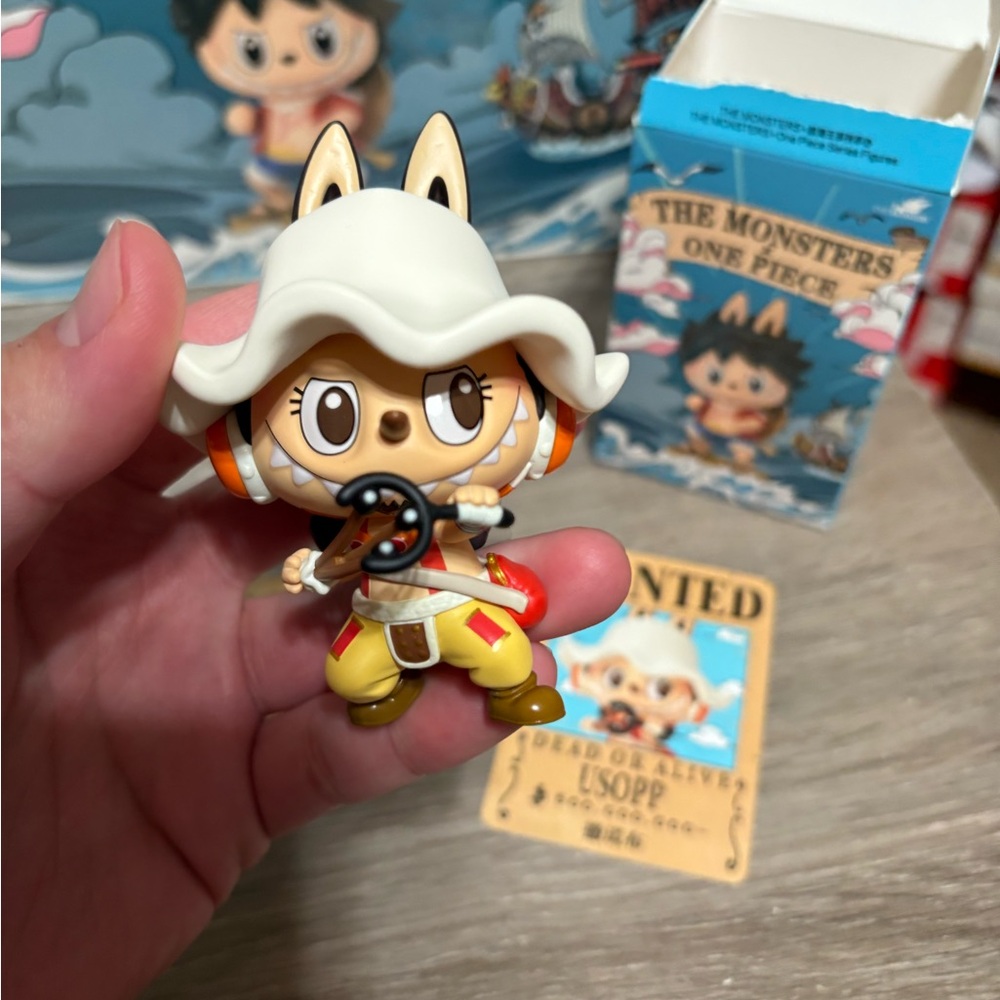 100% AUTHENTIC POP MART The Monsters x One Piece Series Figures - Usopp
